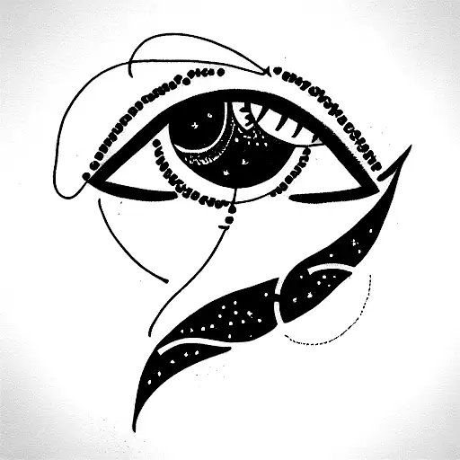 representation of mind body and intellect in the vedic philosophy tattoo design idea