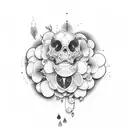 plum tattoo design idea