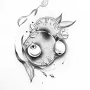 plum tattoo design idea