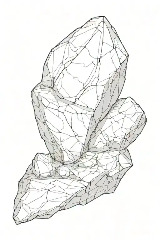 a rock or stone  tattoo design idea