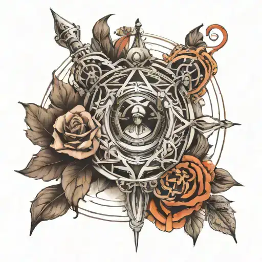 tomorrowland music festival tattoo design idea