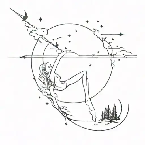 fate got me moonstruck tattoo design idea