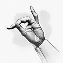 3d image of a hand in a fist that looks like it is going to punch through the screen of my phone tattoo design idea