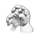 3d image of a hand in a fist that looks like it is going to punch through the screen of my phone tattoo design idea
