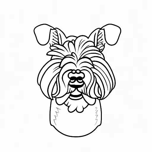 Schnauzer  tattoo design idea