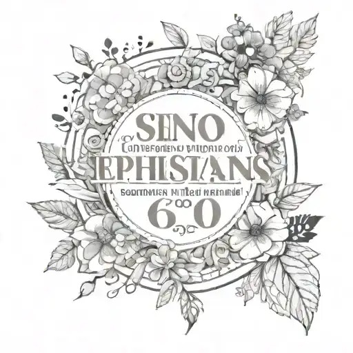 Ephesians 6:10 tattoo design idea