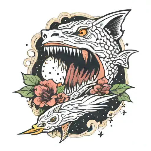 meteor album tattoo design idea