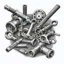 tools used in metals technology and machining, oxygen and acetylene torches. more focuses on the tools and not tool benc tattoo design idea