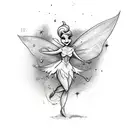 faith trust and pixie dust tinker bell  tattoo design idea