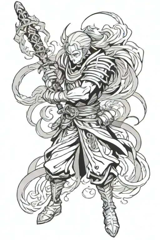 Shinobu kocho deamon slayer tattoo design idea