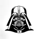 Darth Vader tattoo design idea