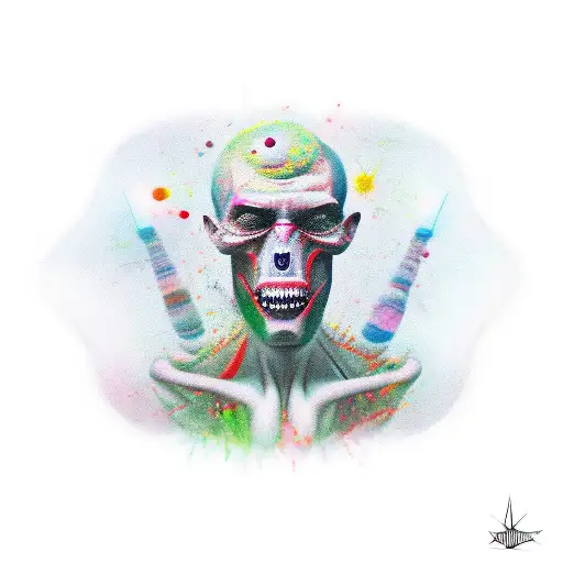 hypersensivity anguish insomnia mental health  tattoo design idea