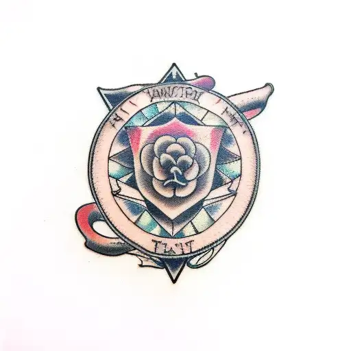 Palabra karma tattoo design idea