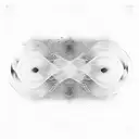 abstract sound waves with organic colors splash  tattoo design idea