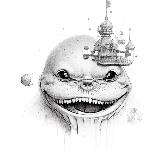 smile now cry later  tattoo design idea