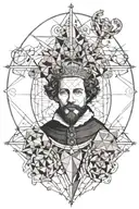 Shakespeare hamlet tattoo design idea