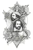 Shakespeare hamlet tattoo design idea