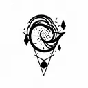 lust tattoo design idea