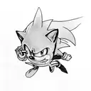 sonic and Naruto tattoo design idea