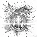 when I need to get home you're my guiding light tattoo design idea