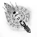 when I need to get home you're my guiding light tattoo design idea