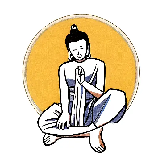 Thai Buddha tattoo design idea