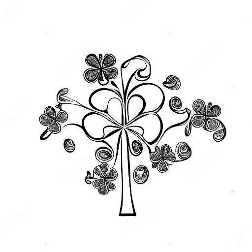 shamrock tattoo design idea