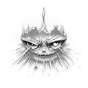 small Stephen king pile of books  tattoo design idea