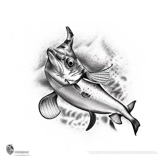 marine life tattoo design idea