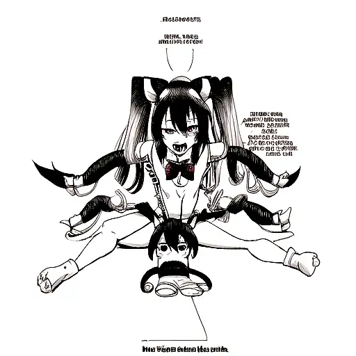 Hentai tattoo design idea