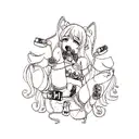 Hentai tattoo design idea