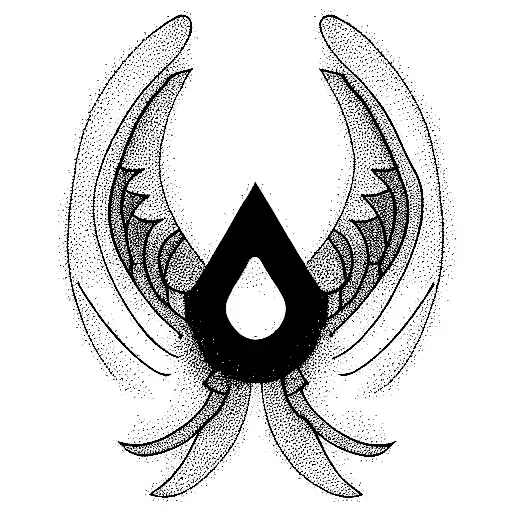 333 angel number tattoo design idea