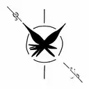 333 angel number tattoo design idea