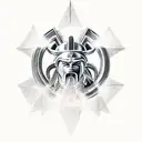 spartan lambda, mythology realistic shade and power and sunrays tattoo design idea