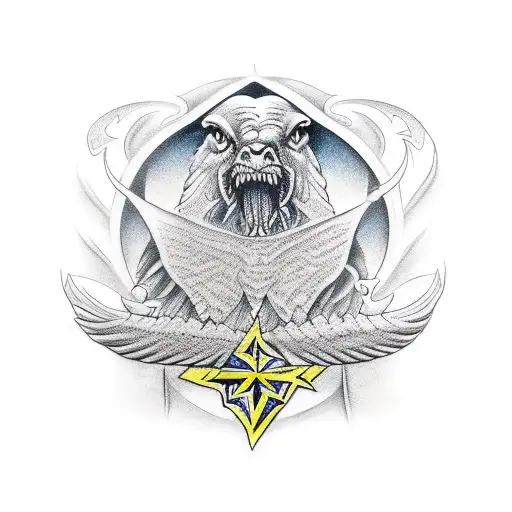 Wizard  tattoo design idea