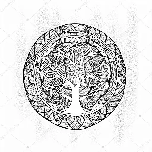 Tree of Life tattoo design idea