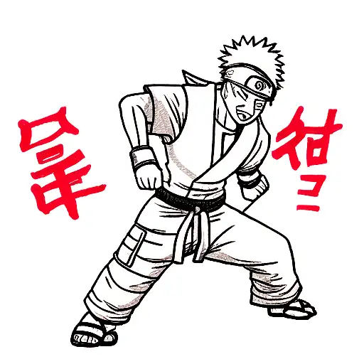 Naruto pain tattoo design idea