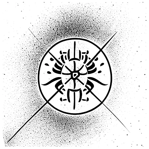 vegvisir tattoo design idea