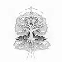 tree of life anatomy  tattoo design idea