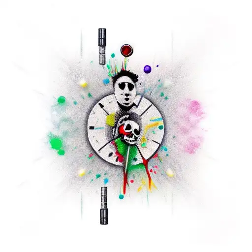 Green Day Muse Nirvana Bullet for my Valentine tattoo design idea