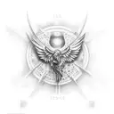 Muse tattoo design idea