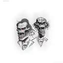 dr.jekkyl and mr.hyde  tattoo design idea