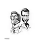 dr.jekkyl and mr.hyde  tattoo design idea