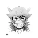 Monkey D. Luffy tattoo design idea