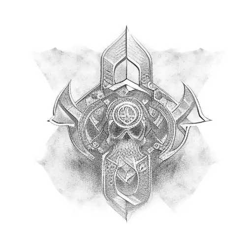 Anglo-Saxon  tattoo design idea