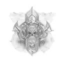 Anglo-Saxon  tattoo design idea