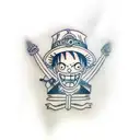 Luffy tattoo design idea