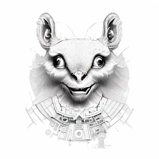 holland windmill cookie tattoo design idea