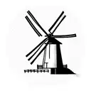 windmill cookie tattoo design idea
