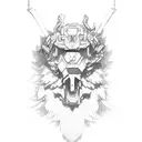 Ramattra Overwatch tattoo design idea